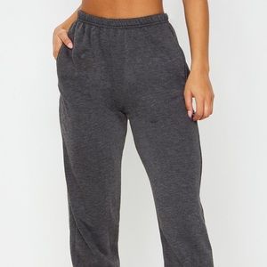 plt charcoal casual joggers